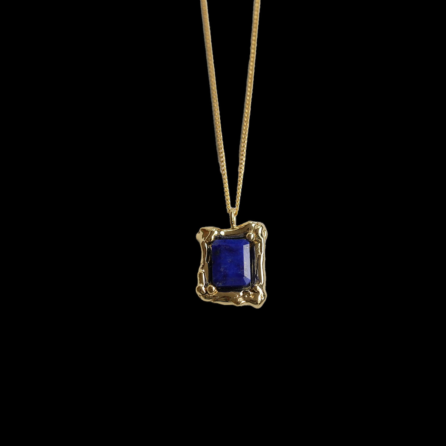 Melting frame necklace (2 colors)